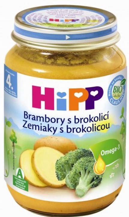 zeleninový příkrm Brambory s brokolicí BIO (4m)