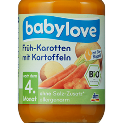 zeleninový příkrm Jarní mrkev s bramborem BIO (4m)