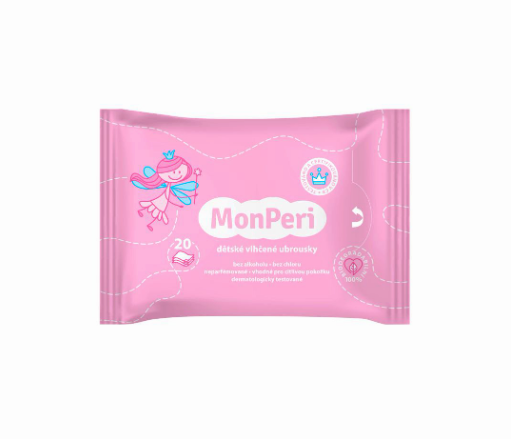 MonPeri dětské vlhčené ubrousky 20 ks