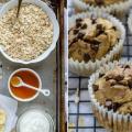 Banánové muffiny s ovesnými vločkami