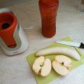 Banánovo jablečné smoothie s kakaovými boby - RAW