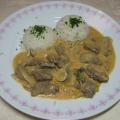 Hovädzi stroganov