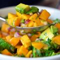 Mango-avokádo salsa