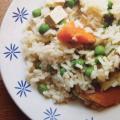 Rizoto s hráškem a tofu