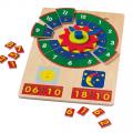 Dřevěné puzzle- hodiny